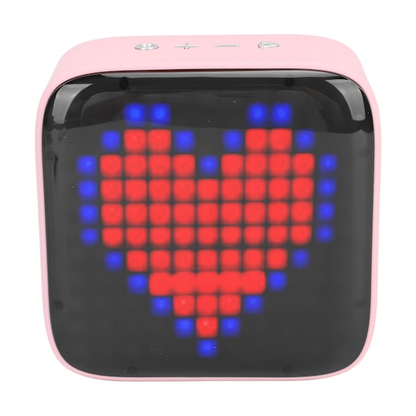 Retro Pixel Style bärbar trådlös högtalare - rosa