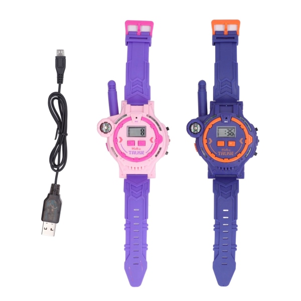 Trådløst walkie talkie-ur til børn, perfekt til udendørs og indendørs brug