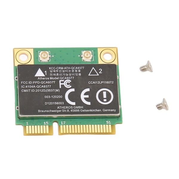 Mini PCIE Netværkskort Dual Band WiFi Bluetooth 4.2 433Mbps Højhastigheds Trådløst Netværkskort Adapter til Windows 7 8 10