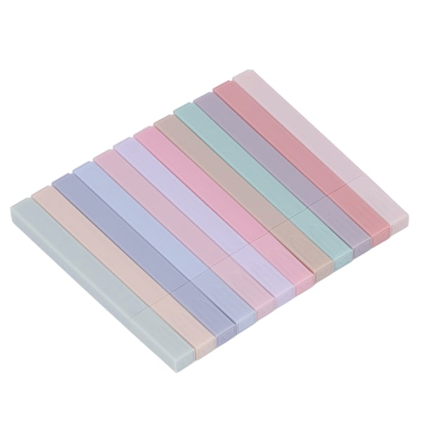 12 st Highlighter Student Hand Konto Ögonskydd Highlighter Färg Målning Skiss Konst Mejselspets Highlighter