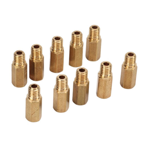 10 stk Forgasser Hoveddysersett Metall Forgasser Tilbehør Utbytting for Keihin FCR MX PWK PWM PE PJ 155‑178