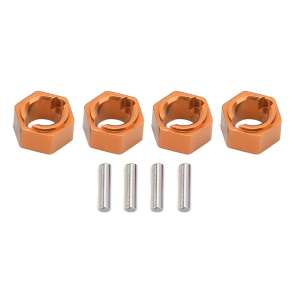 7mm Hex Hjulnav Professionella Aluminiumlegering RC Hjul Hex Drivanpassare för FMS FCX24 1/24 RC Bil Guld