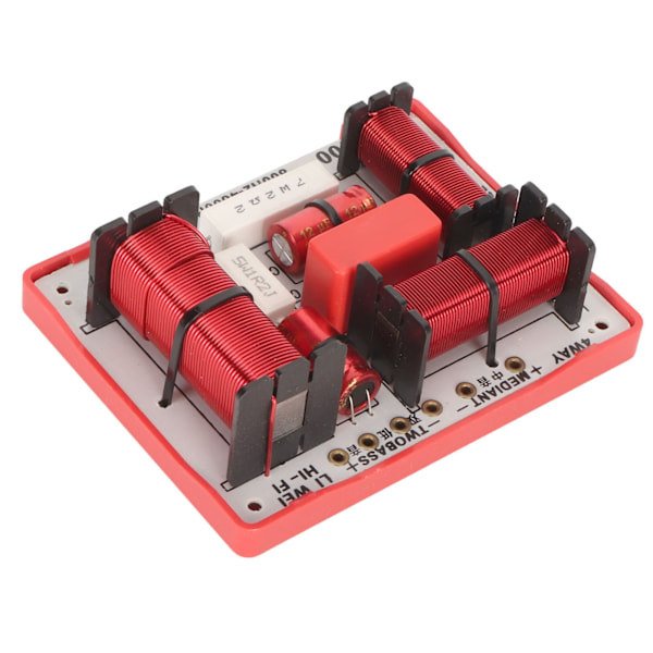 4-tie jakosuodin PCB 1 Diskantti 1 Alto 2 Basso Äänen taajuusjakaja KTV-kaiuttimille 180W