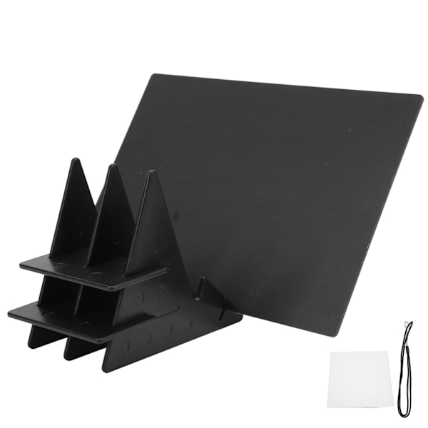 DIY Tegnebrett Sporingspute Sterk Praktisk Kompakt Struktur Sammenleggbar Liten Bærbar Tegnebrett for Tegneserierefleksjon