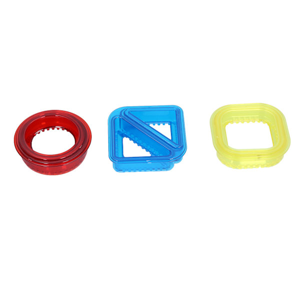 3PCS Sandwich Cutter Sealer Form Bröd DIY Form Frukost Mat Skärmaskin Form för Pojke Flicka