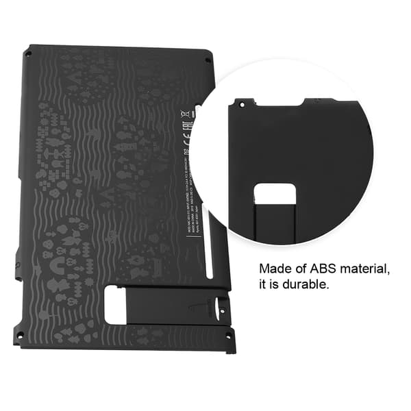 Bakre deksel for Switch spillkonsoll erstatning hus batteri skall panel spillutstyr tilbehør stripe