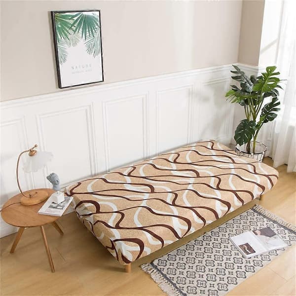 Sofatrekk uten armlener 3-seter/2-seter, stretch sofatrekk for sovesofa L