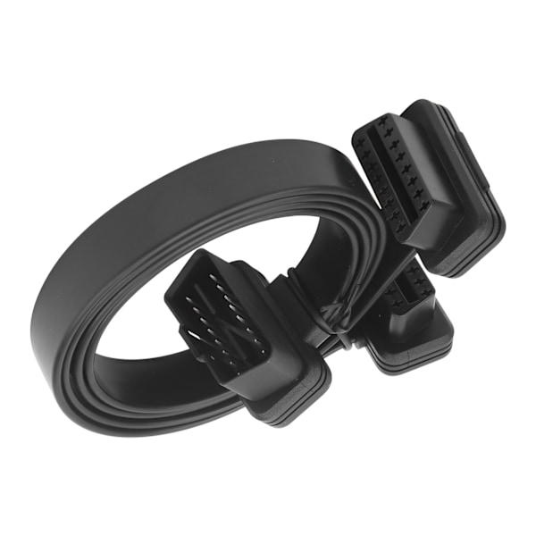 OBD-jatkokaapeli 16-nastainen liitin Diagnostiikkatyökalu Uros kaksoisnaaras kyynärpääsovitin 50 cm