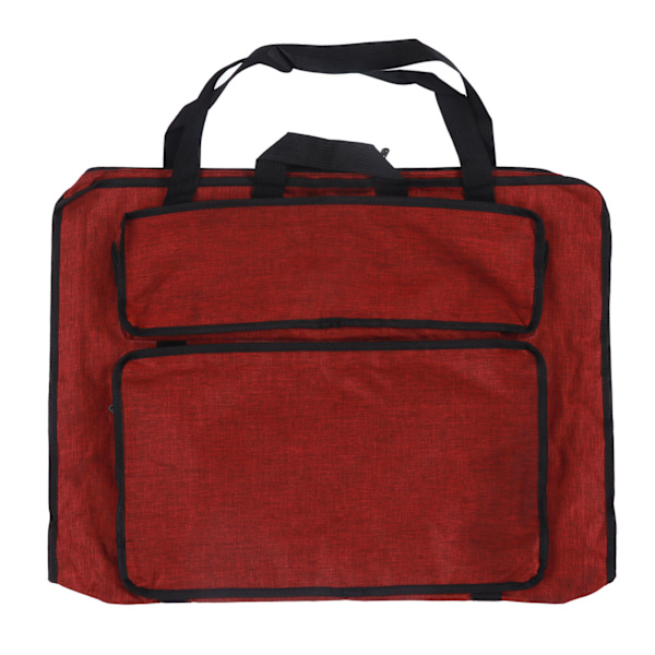 Art Bag Vanntett Sammenleggbar Bærbar Sketching Board Bag med stor kapasitet for Art Supplies StorageRed