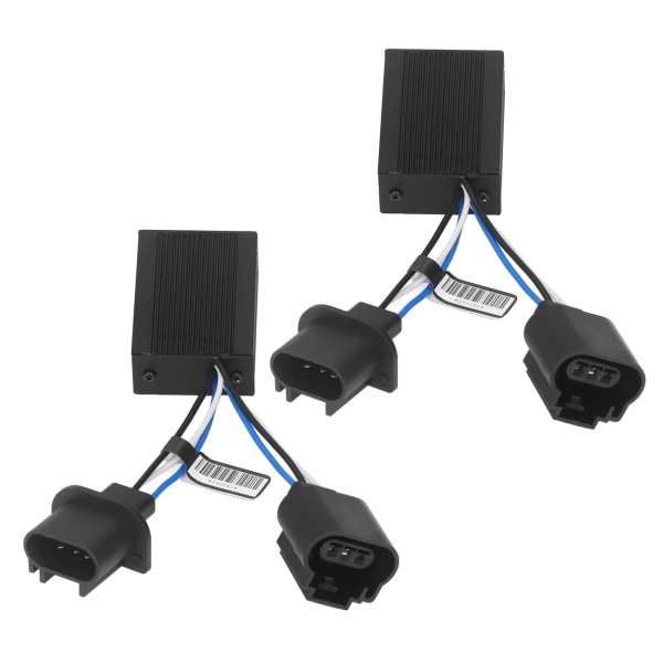 2 st LED Canbus Decoder Bilstrålkastare Glödlampa På Av Flimmer Problem Fel Adapter H13
