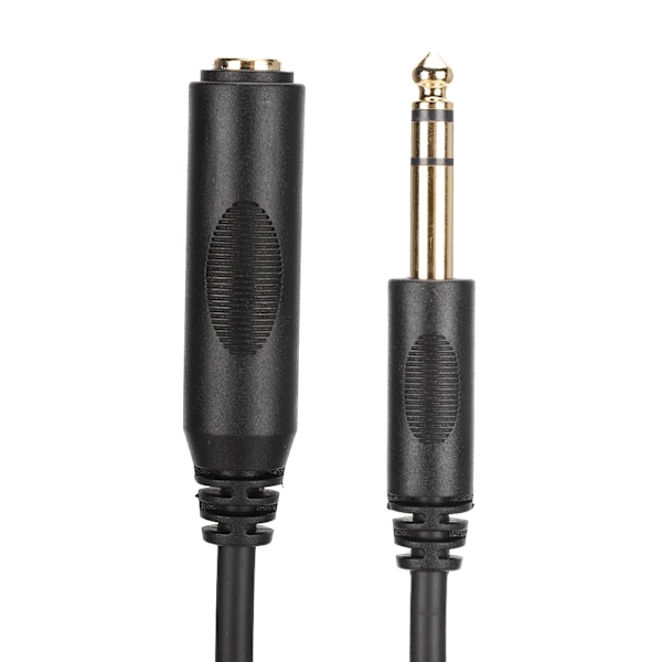 Ren Kobberleder med Skærmning 6,35 mm Stereo Han til Hun Audio Forlængerkabel til Lydkort/Elguitar 3M