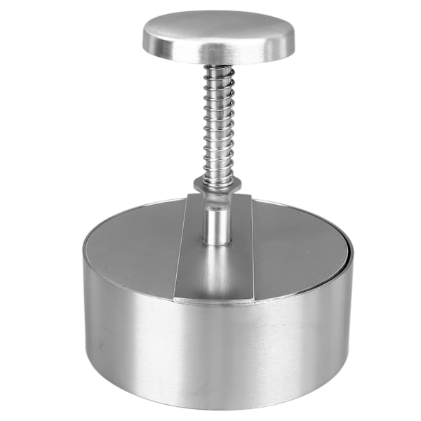 Hamburgerpress Patty Maker 304 Rostfritt Stål 10cm Diameter Rund Burger Smasher
