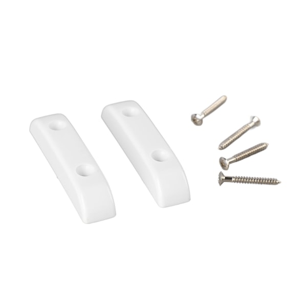 2 st Bas tumstöd Plast Anti-slip Lättvikt Jazzbasgitarr Tumfingerstöd GM02 Vit