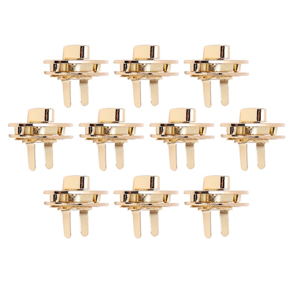 10 stk. Hardware Lås Spænde Klassisk Design 4cm Drejelås Lukning Taske til DIY Læder Håndværk Tegnebøger Taske