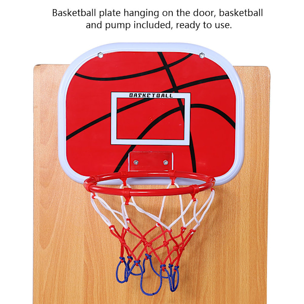 Justerbar inomhusupphängning Netballbåge Mini Baskettallrik för barn Spelplastkrok