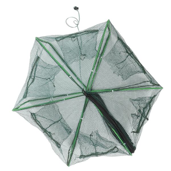 Polygon Fiskebeitefelle Automatisk Fiskenettfelle Sammenleggbar Bærbar Rekebur 50x25cm