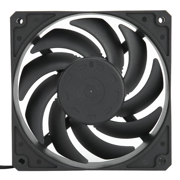 12 cm 2400 RPM Køleventilator Lavt Støjniveau Køler 4-Pin PWM Header Interface til Stationær Computer Sort