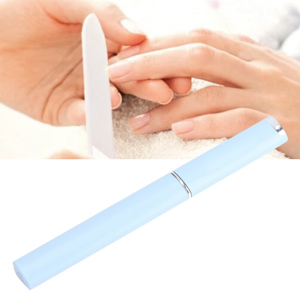 Glas Neglefil Manicure Pedicure Værktøj Negleslibning Glas Filer Polering (blå)