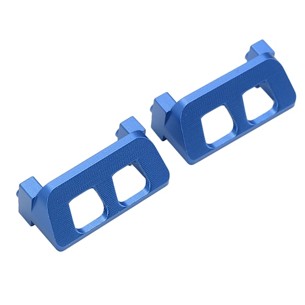 1 Par RC Servo Skydd Aluminiumlegering Servo Guard Passar för Traxxas E Revo VXL 1/16 Blå