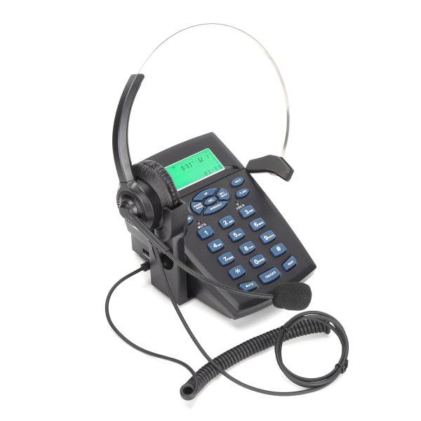 HT820 Call Center Kablet Telefon Headset med Omnidirectional Mikrofon Headset til Kontor/Hjem