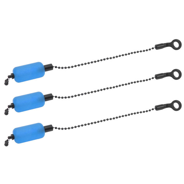 Bærbar blå fiskealarmhengere - 3 stk. Bite Indicator Alerter