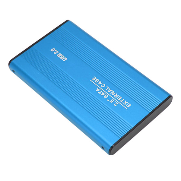 Ekstern Harddisk 2.5 Tommer Slank USB 2.0 Høy Hastighet Plug and Play Mobil Harddisk for Datamaskin PC Reise Blå 320GB