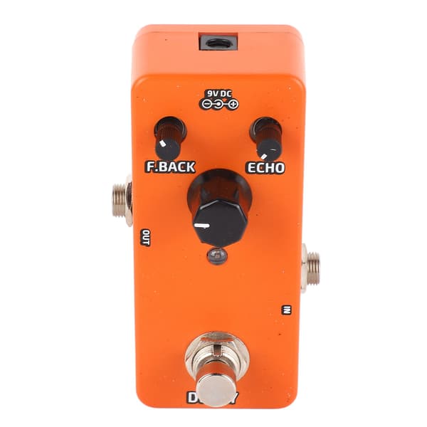 Elektrisk gitarr effektpedal enkel block mini modulationsförstärkare simuleringspedal orange delay