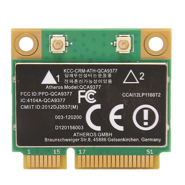Mini PCIE Netværkskort Dual Band WiFi Bluetooth 4.2 433Mbps Højhastigheds Trådløst Netværkskort Adapter til Windows 7 8 10
