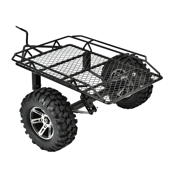 DIY Metallinen Trail Car Trailer Hopper D90 / SCX10 / TRX-4 1/10 mittakaavan RC Crawler -autoon