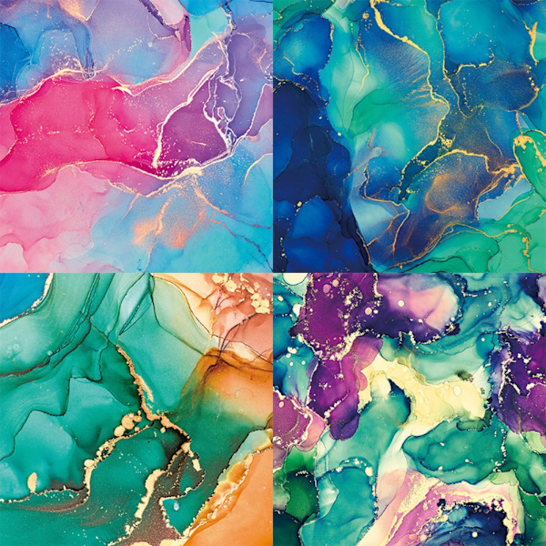 24 ark 6 tommers DIY album utklippsbok dekorativt papirblokk ensidig bakgrunnskartong papir mønstrede papirer for magasiner og DIY origami