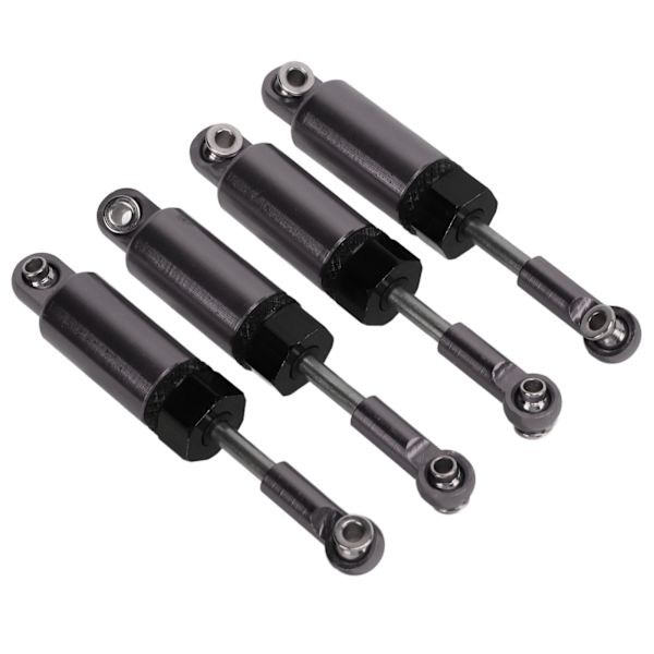 4 kpl/setti Metallinen säädettävä iskunvaimennin MN 1/16 RC-automallille Päivitysosia Titan-väri