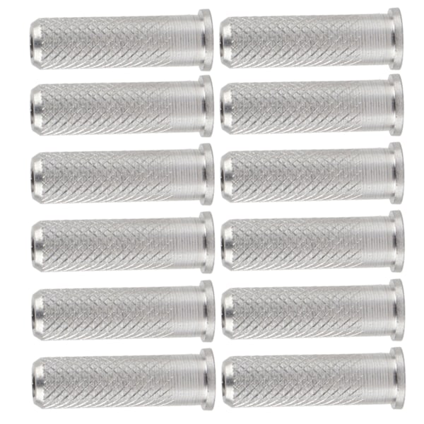 12 stk. Erstatningsbueskydningsbase aluminiumindsatser til kulpile 6,2 mm