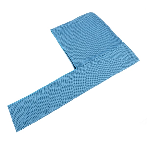 Omedelbar kylning U-formad huvtröja handduk i mikrofiber - Håll dig sval och skyddad i varmt väder (himmelsblå)