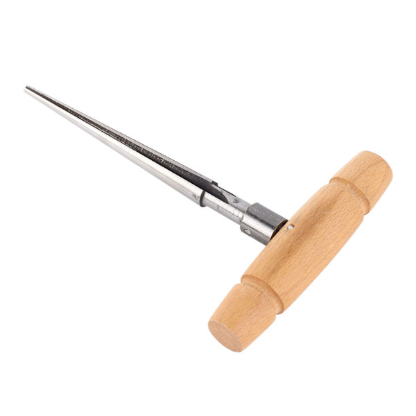 Gitarpinne Hole Reamer Trehåndtak Tapered Reamer Reparasjonsverktøy for musikkinstrumenter 4,3 mm