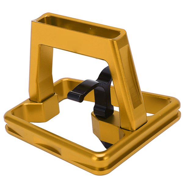 Foldbar cykel forreste bærer Adapter Aluminiumlegering Hul Skåret Mount Base til Poday Gold