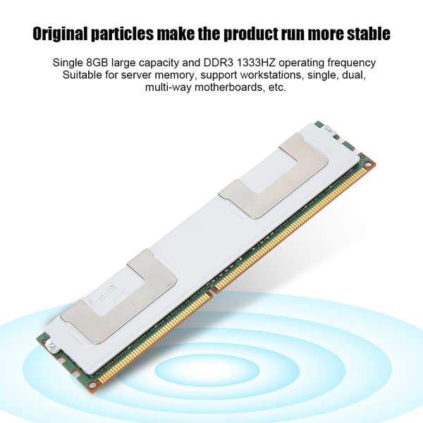 8GB Server Ram Computer Hukommelseskomponenter PC3-10600R DDR3 1333MHZ 2R*4 ECC REG