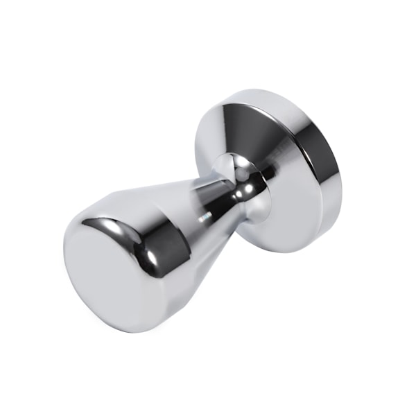 Espresso-tamper i rustfritt stål, kaffebønnepresser med 51 mm diameter, flat bunn, varm