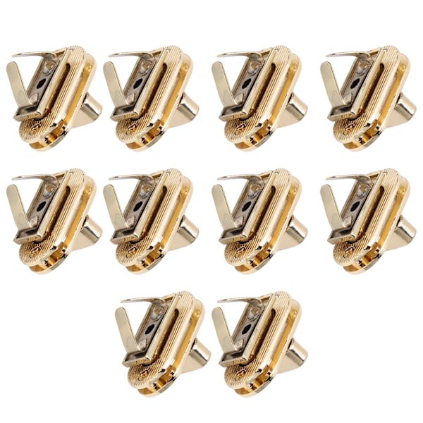 Hårdvarulåsspänne Klassisk Design 3.5x1.7cm Väsklåsspänne för DIY Läderhantverk Plånböcker Börs