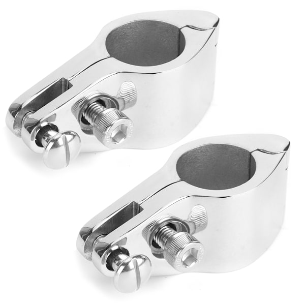 2 stk. Bimini Top Jaw Slide Klemme Stål Bådudstyr Tilbehør til Oppustelige Kommercielle Yachter 22MM