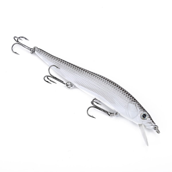 1st Long Tail Fishing Kunstig Levende Agn Naturlig Lignende Minnow Lures Fisketilbehør (A)