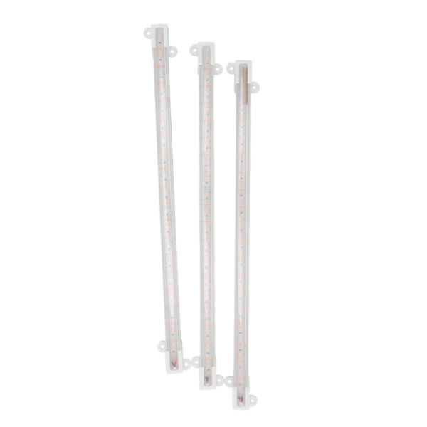 Solcellepanel vekstlys LED plantevekstlys stripe for balkong drivhus urter grønnsaker blomster 30W