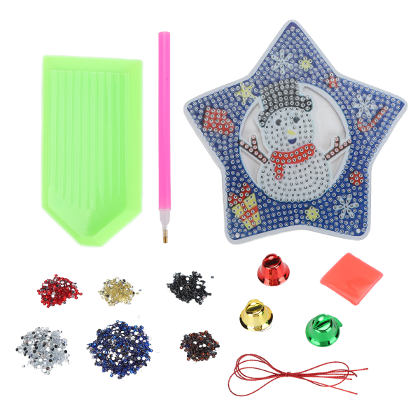 Rhinestone Painting Kit Snowman Mönster Strass Hantverk Vägghängande för hemmakontor Dekoration Prydnad Present