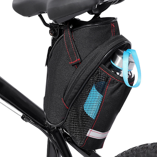 Trinka Bærbar, regntæt cykelsadelpose Cykelstolpe Nylon taske Pack