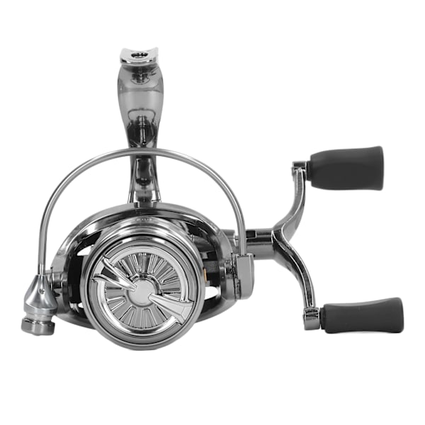 Spinninghjul Long Shot Skew Notch Non Gap Metal Fiskeriudstyr med Vippearms Stabiliseringsstang YKS3000M Lokke Medium Lav Kop