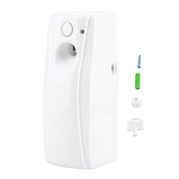 Innendørs veggmontert automatisk luftfrisker aromaterapisprøyte med lyssensor-hvit-1 stk