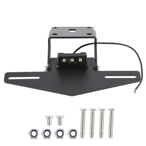 Motorcykelnummerskylthållare Fender Eliminating W/LED Light Passar för 125 250 390 17-21
