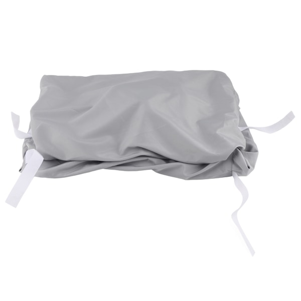 79x53x50.8cm Utomhus Hundbur Överdrag Solskydd Vattentät Husdjursbur Överdrag för Tråd Hundburar Grå