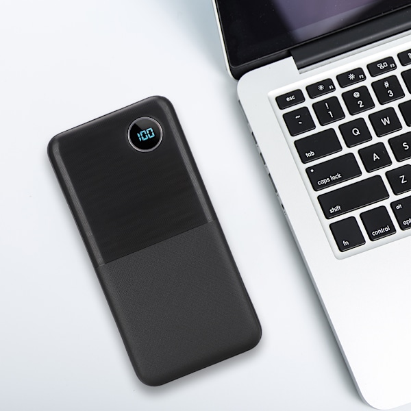 Mobil Power 10000mAh Powerbank TypE C Interface Med Digital Display Hurtig Opladning