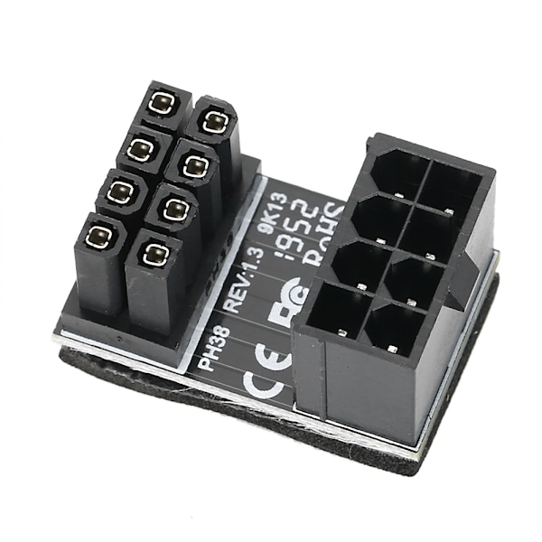 PH38A 6PIN Strøm Interface Konverter 180 Graders Vinklet Strømadapter Konnektor