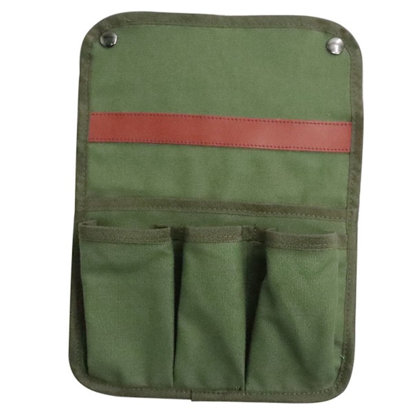 Chair Caddy Bag Hanging Bedside Organizer Storage Bag Pocket Chair Hospital Beds Camp Canvas OD Green